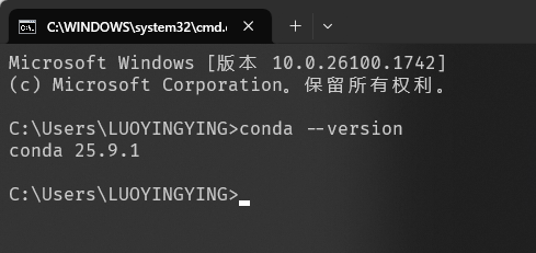conda-windows-vertification