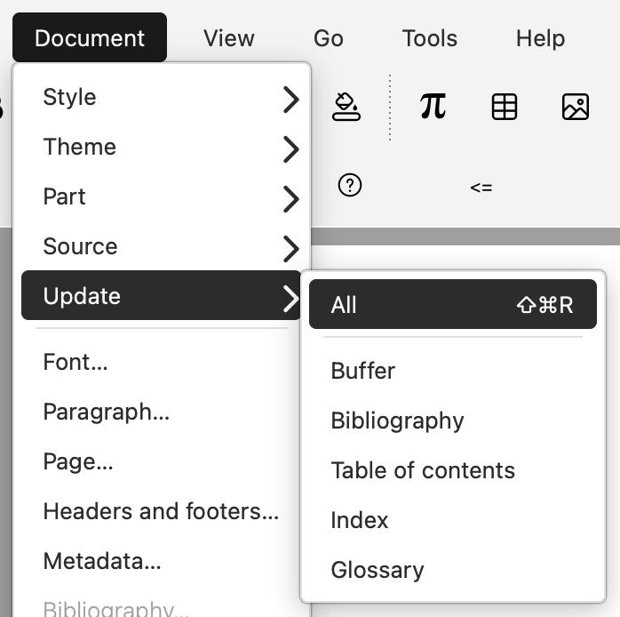 更新自动化内容